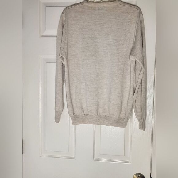 Ederman XL Cream WOOL Blend Knit Longsleeves Made In Italy Women's Sweater - Picture 6 of 6